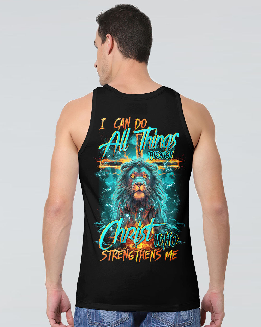 I Can Do All Things Through Christ Lion Men's All Over Print Shirt - Tytm0610232