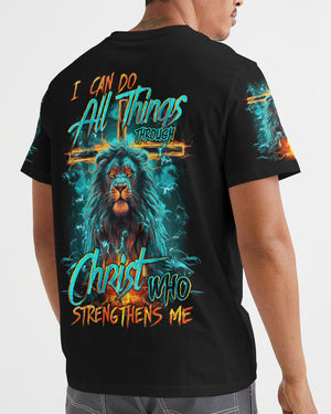I Can Do All Things Through Christ Lion Men's All Over Print Shirt - Tytm0610232