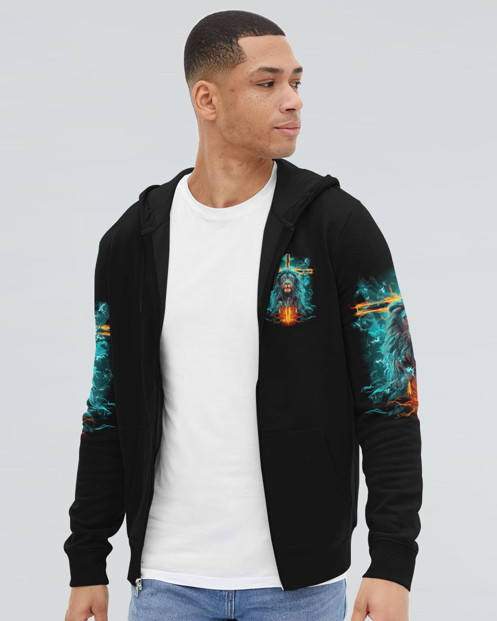 I Can Do All Things Through Christ Lion Men's All Over Print Shirt - Tytm0610232