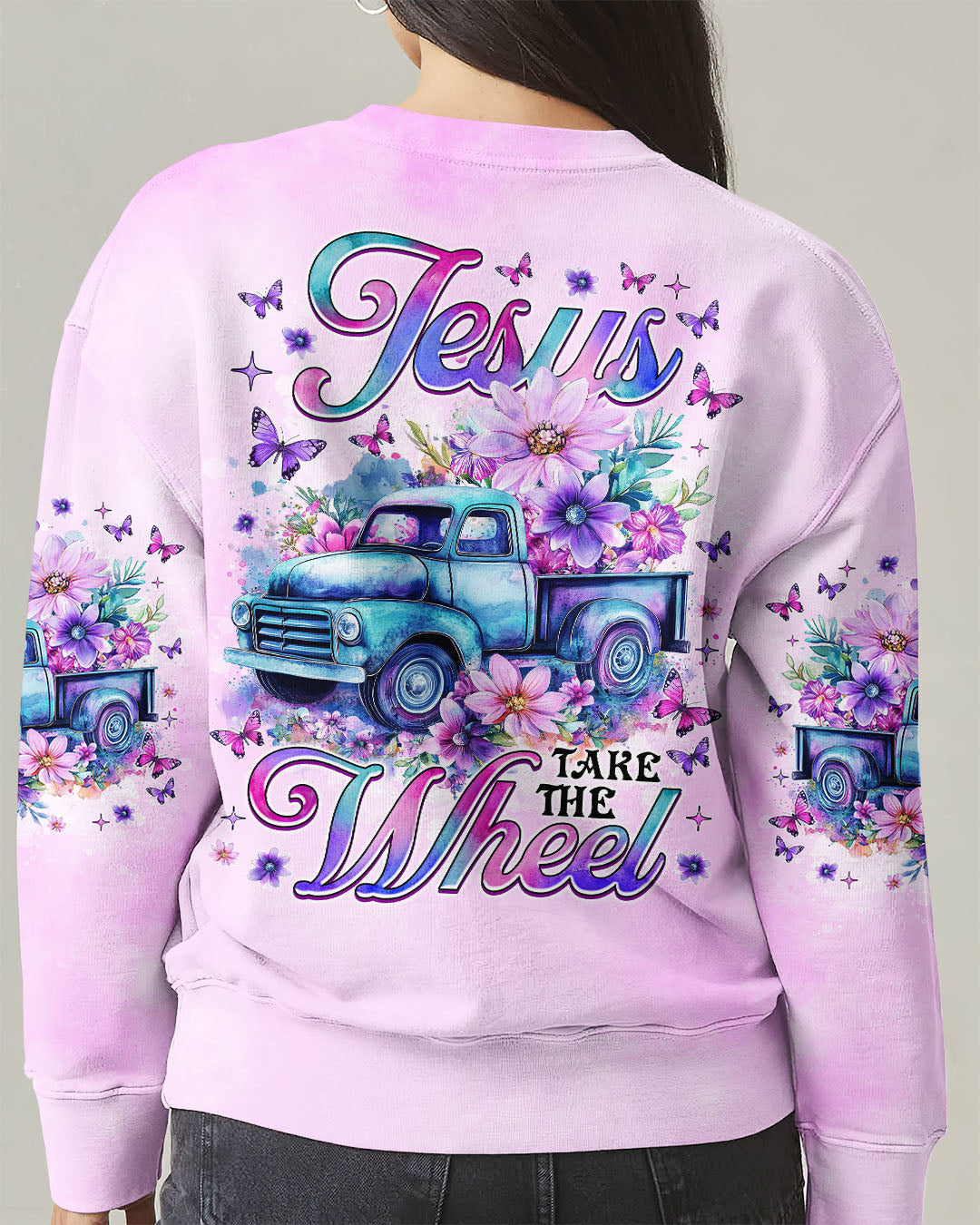 Jesus Take The Wheel Women's All Over Print Shirt - Tytm0711244