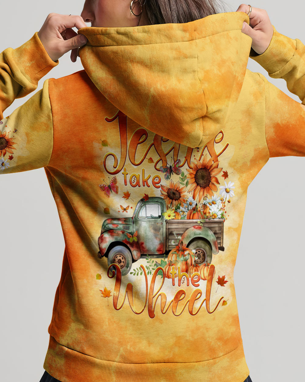 Jesus Take The Wheel Autumn Women's All Over Print Shirt - Tytm0808241