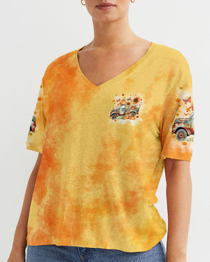 Jesus Take The Wheel Autumn Women's All Over Print Shirt - Tytm0808241