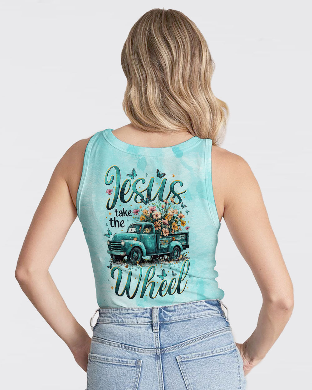 Jesus Take The Wheel Women's All Over Print Shirt - Tytm1004254