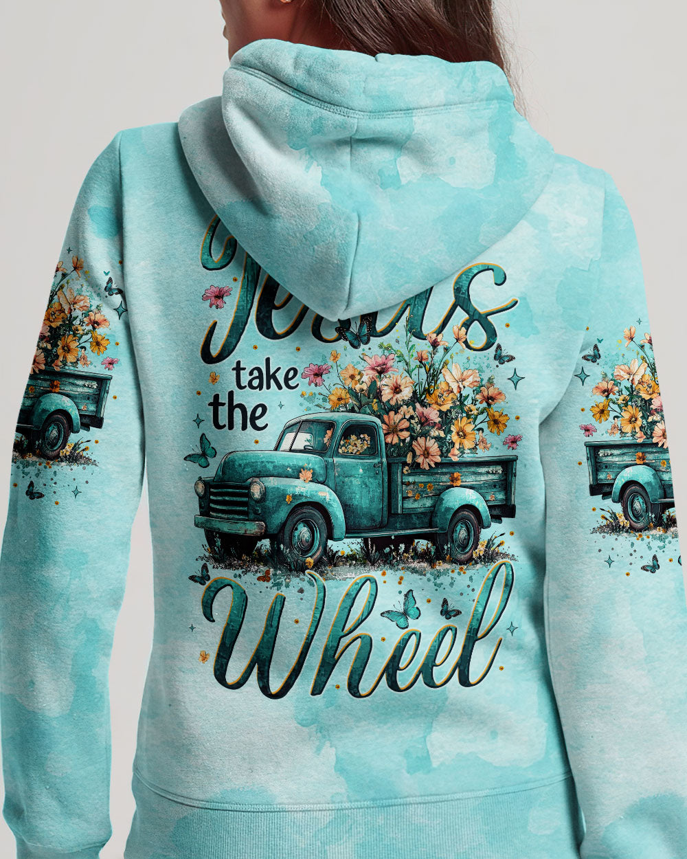 Jesus Take The Wheel Women's All Over Print Shirt - Tytm1004254