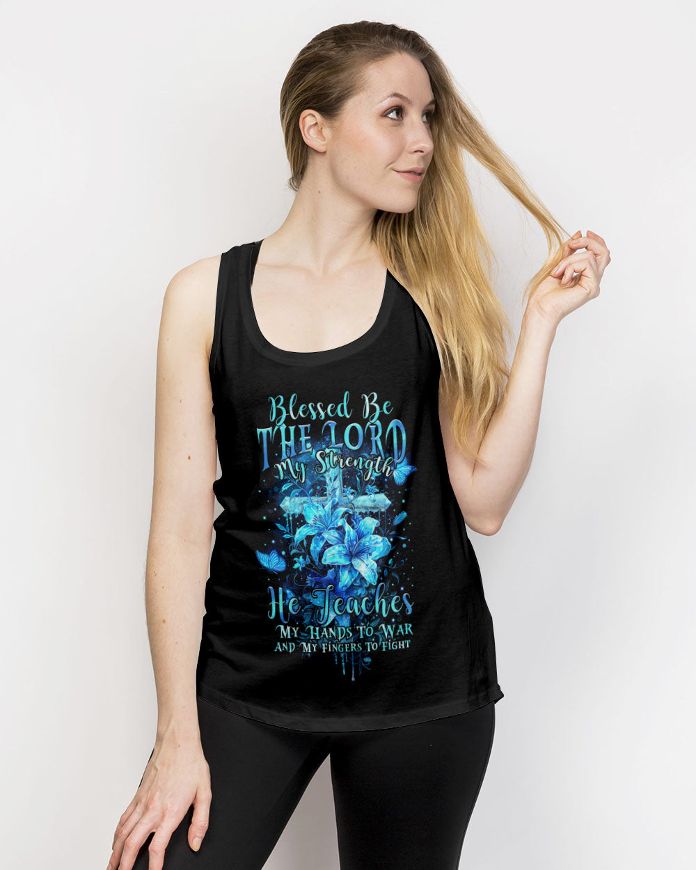 Blessed Be The Lord My Strength Women's All Over Print Shirt - Tytm1103241