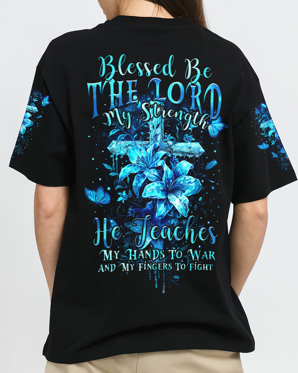 Blessed Be The Lord My Strength Women's All Over Print Shirt - Tytm1103241