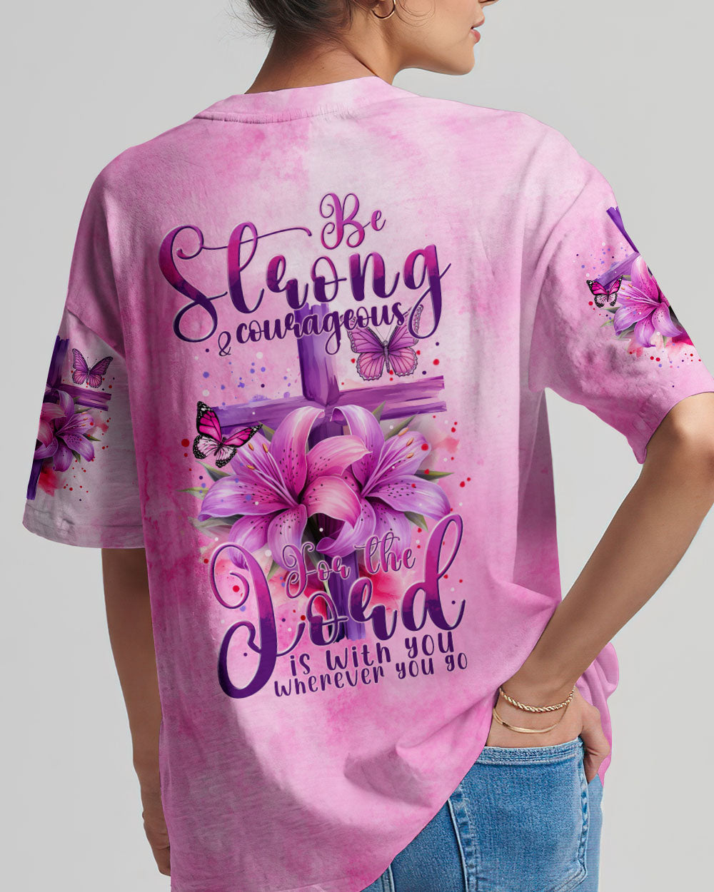 Be Strong And Courageous Women's All Over Print Shirt - Tytm1103243