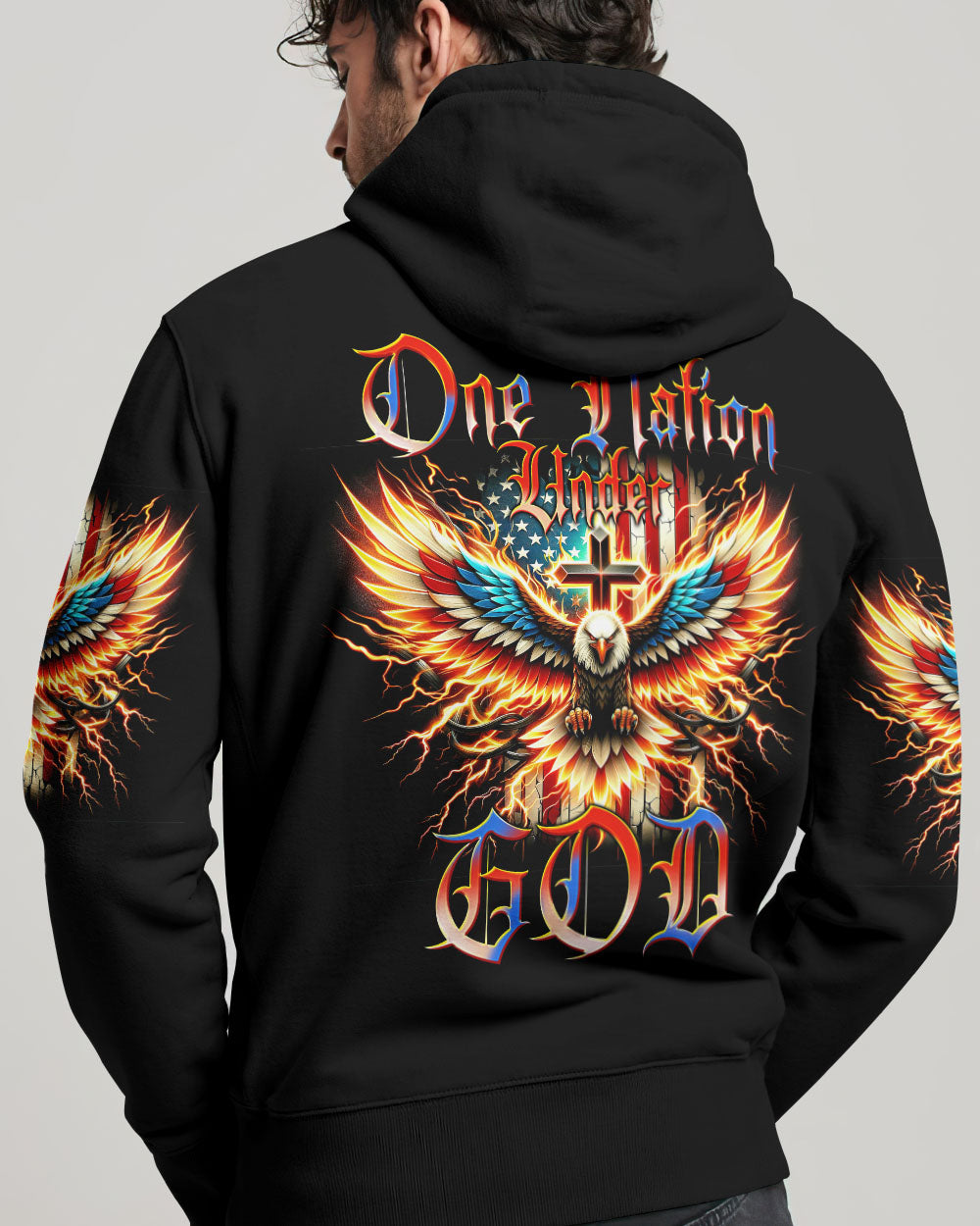 One Nation Under God Men's All Over Print Shirt - Tytm1106241