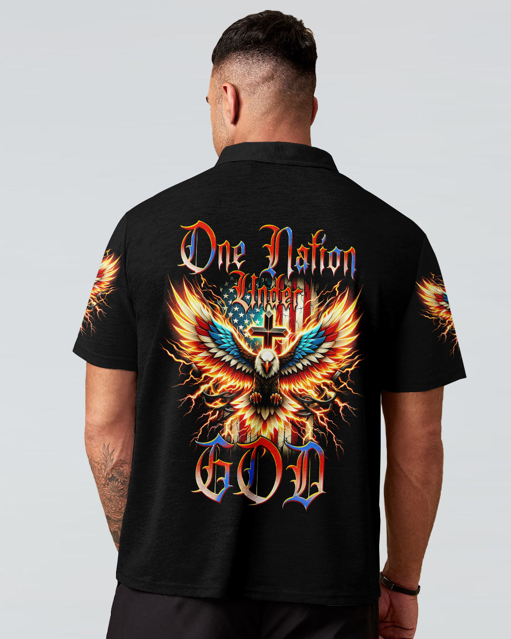 One Nation Under God Men's All Over Print Shirt - Tytm1106241