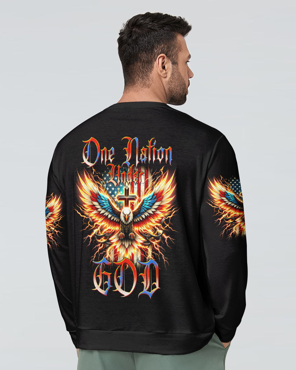 One Nation Under God Men's All Over Print Shirt - Tytm1106241