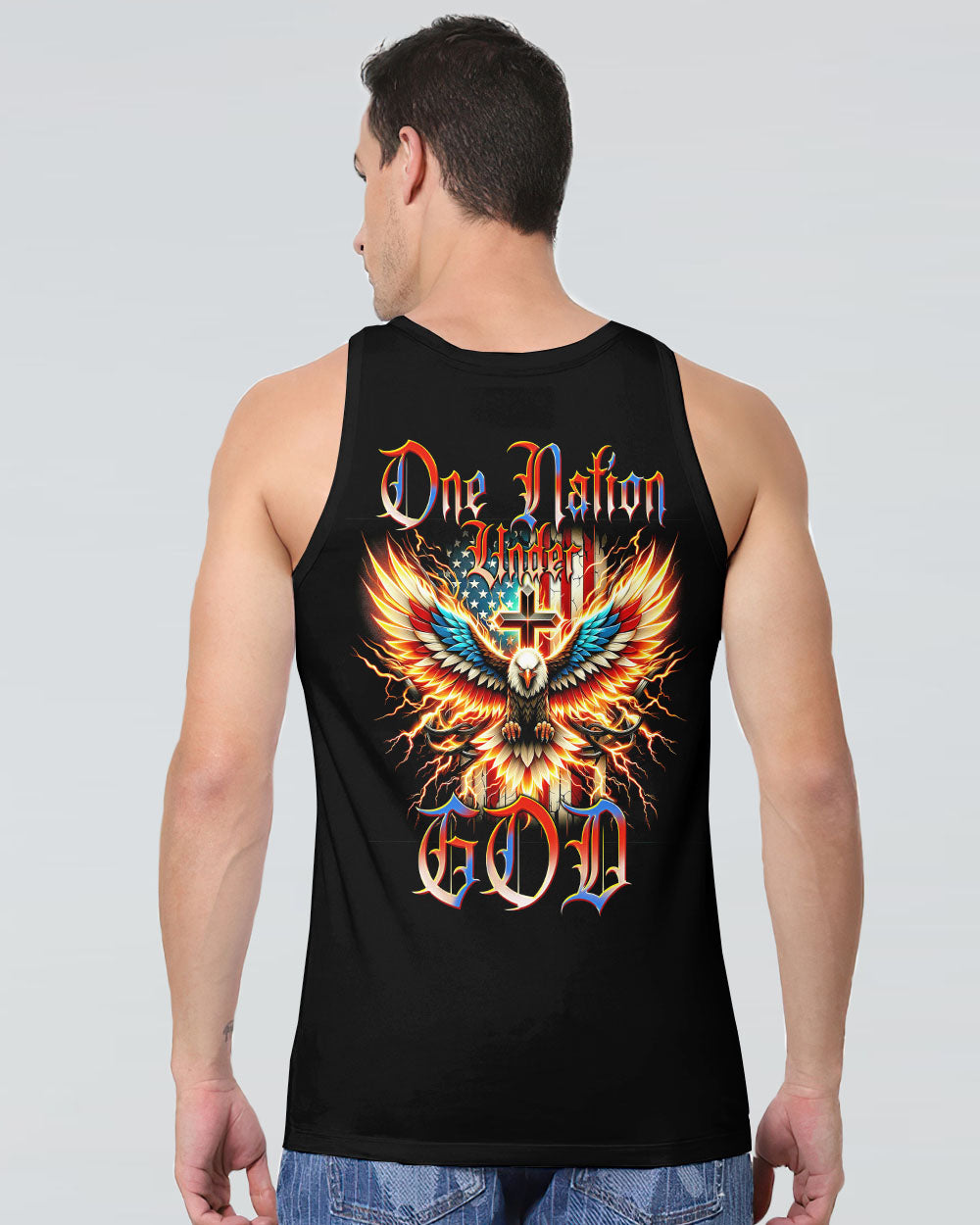One Nation Under God Men's All Over Print Shirt - Tytm1106241