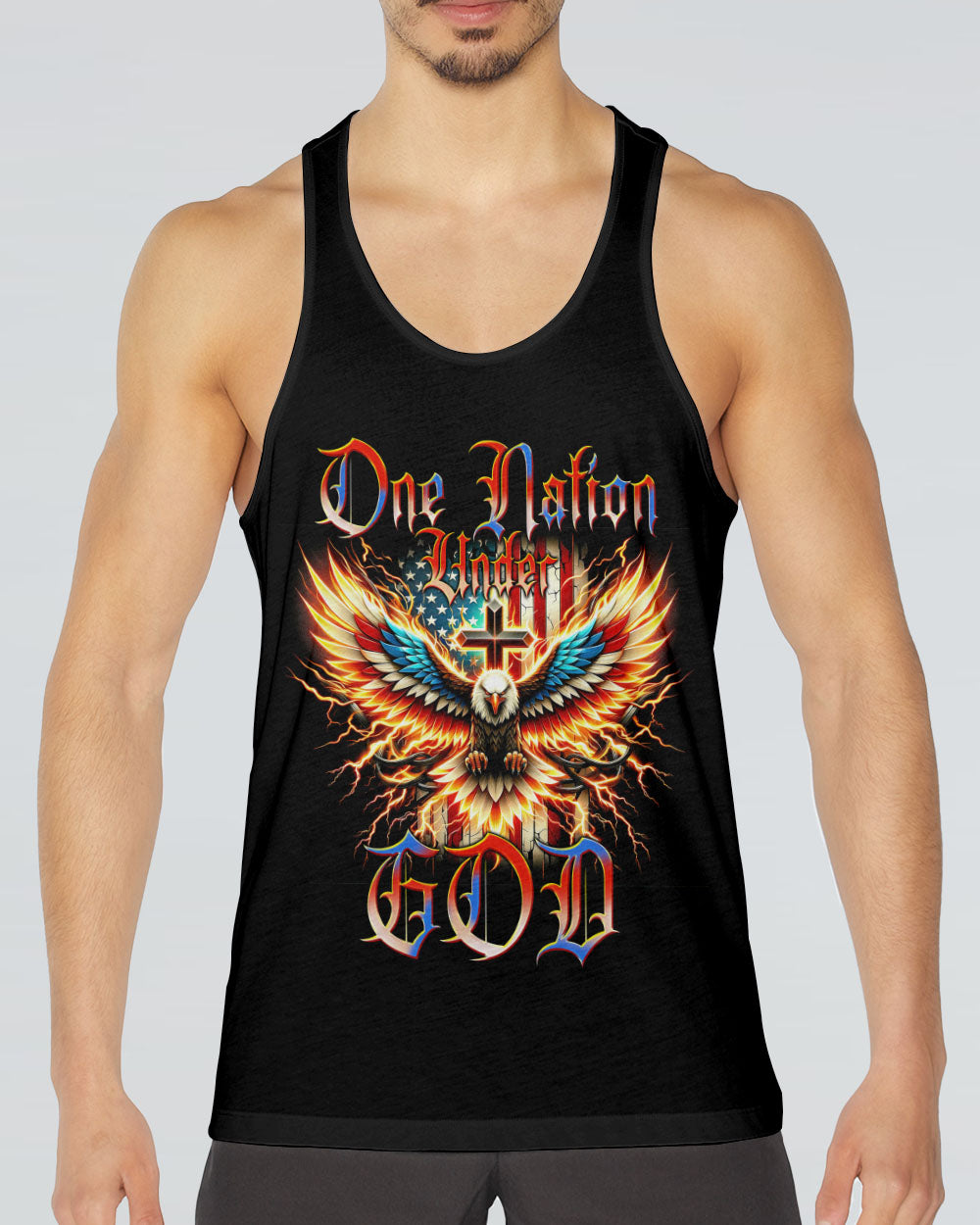 One Nation Under God Men's All Over Print Shirt - Tytm1106241