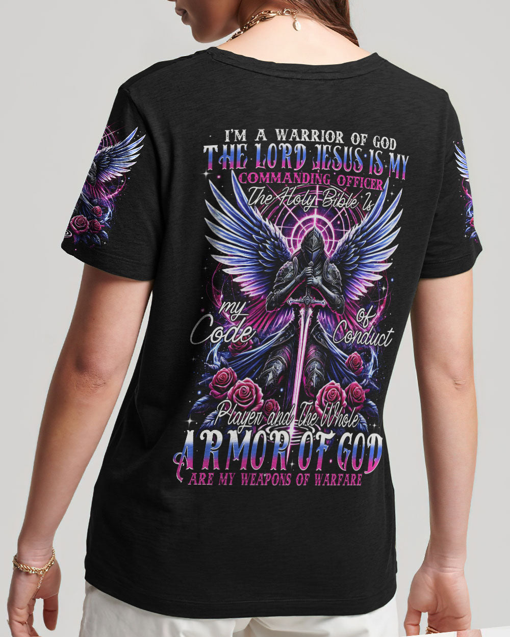 I'm A Warrior Of God Women's All Over Print Shirt - Tytm1110242