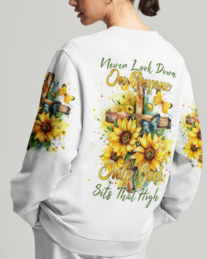 Never Look Down On Anyone Women's All Over Print Shirt - Tytm1204242