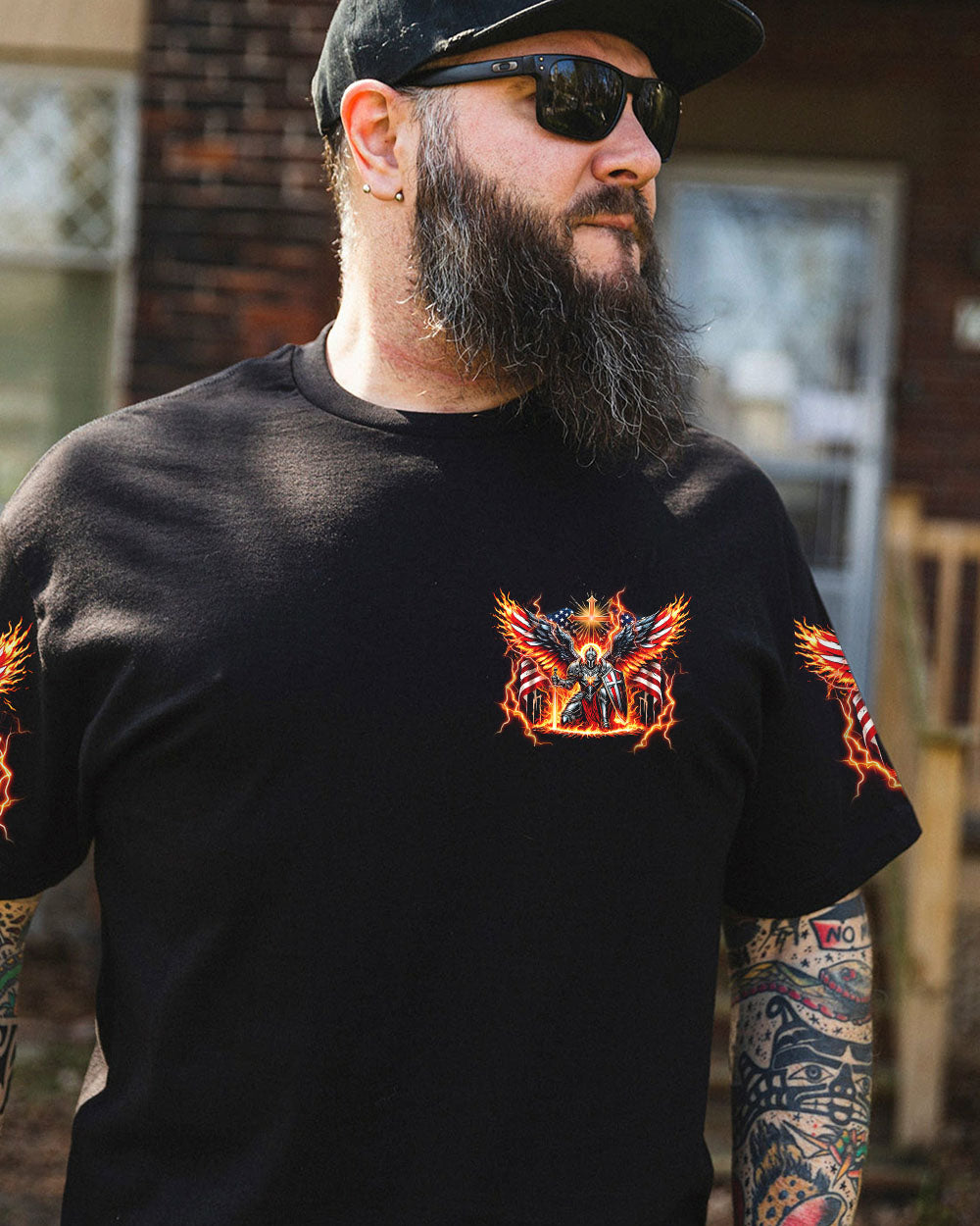 When God's Warriors Go Down On Their Knees Men's All Over Print Shirt - Tytm1206242
