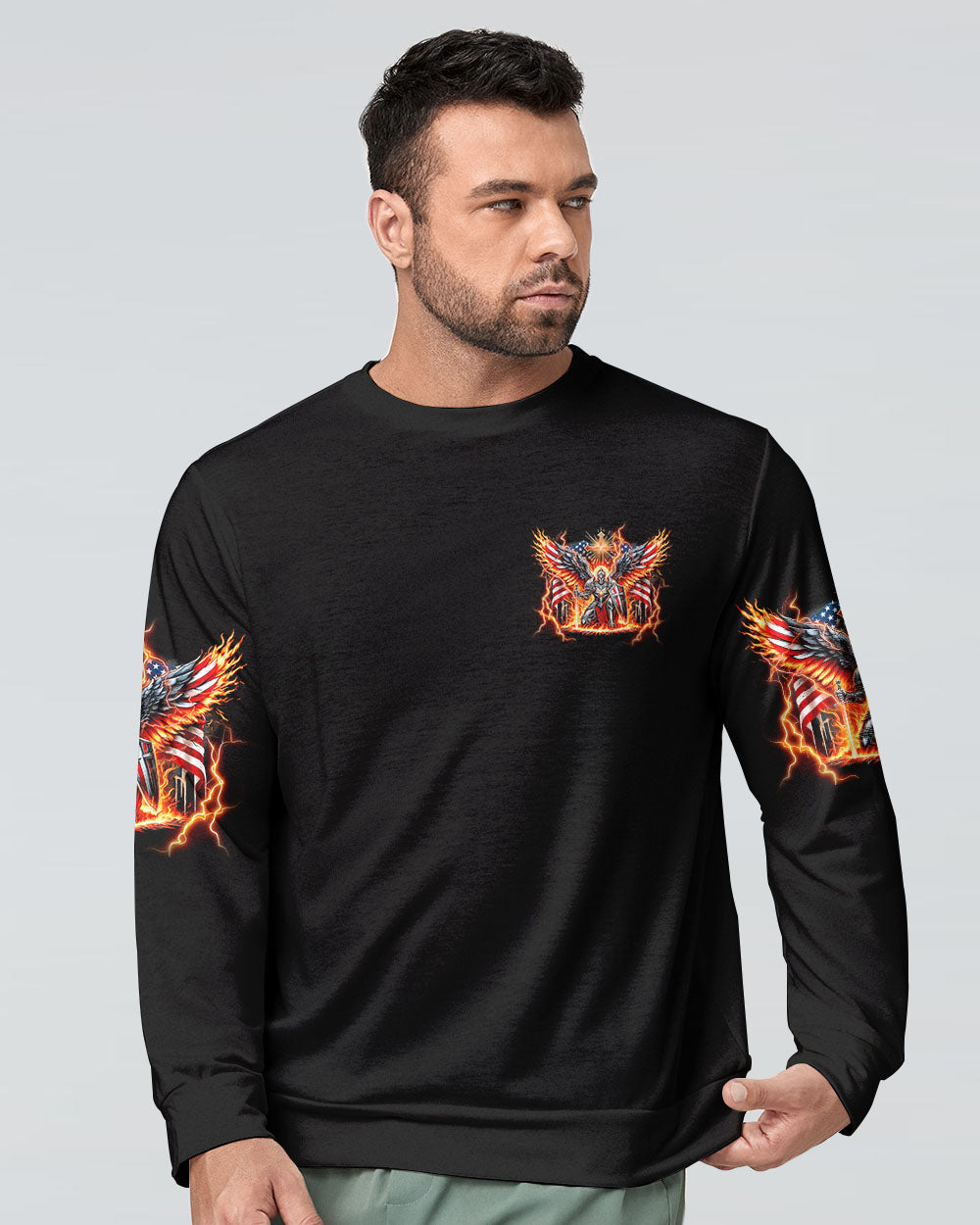 When God's Warriors Go Down On Their Knees Men's All Over Print Shirt - Tytm1206242