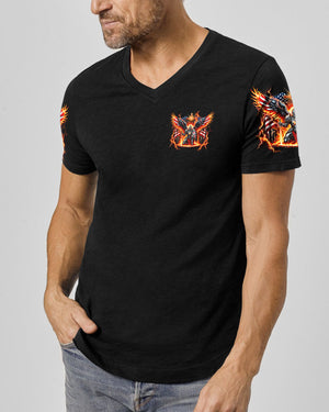 When God's Warriors Go Down On Their Knees Men's All Over Print Shirt - Tytm1206242