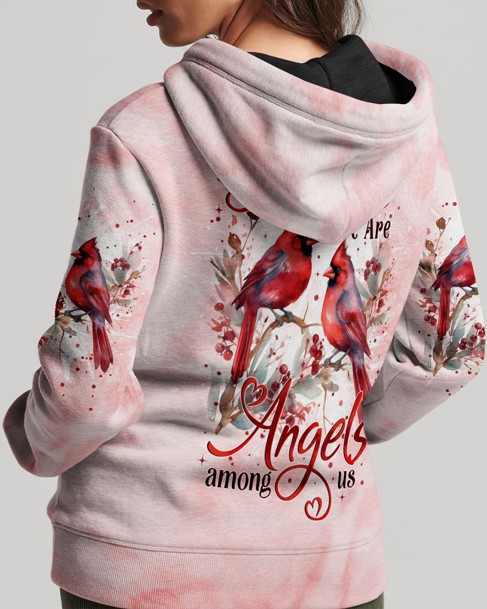 I Believe There Are Angels Among Us Red Cardinal Women's All Over Print Shirt - Tytm1210242