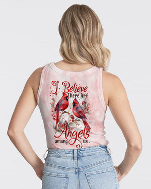 I Believe There Are Angels Among Us Red Cardinal Women's All Over Print Shirt - Tytm1210242