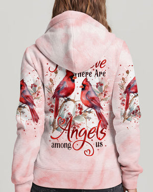 I Believe There Are Angels Among Us Red Cardinal Women's All Over Print Shirt - Tytm1210242