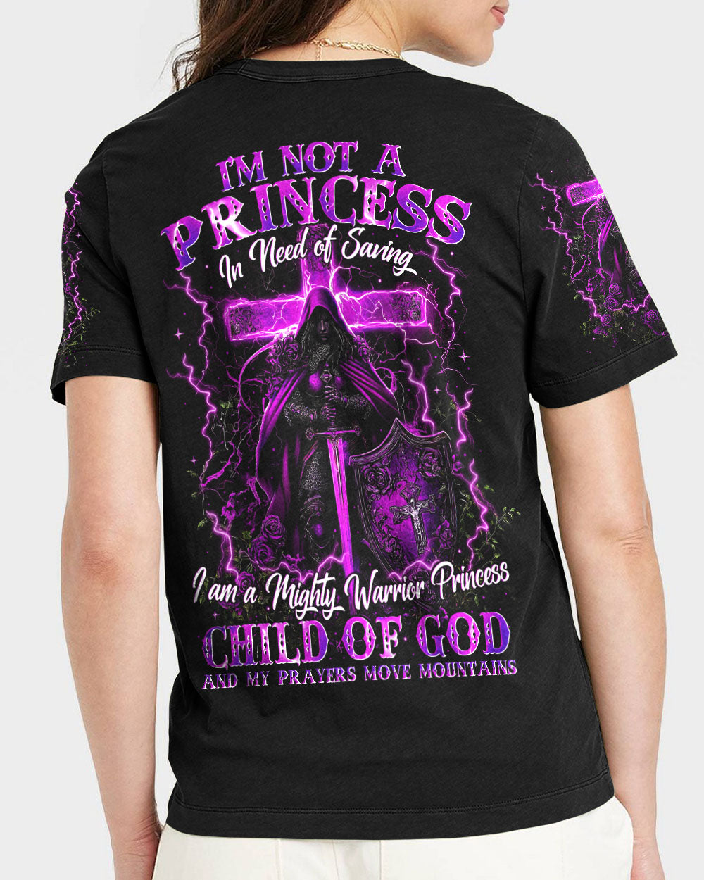 I Am A Mighty Warrior Princess Women's All Over Print Shirt - Tytm1212243