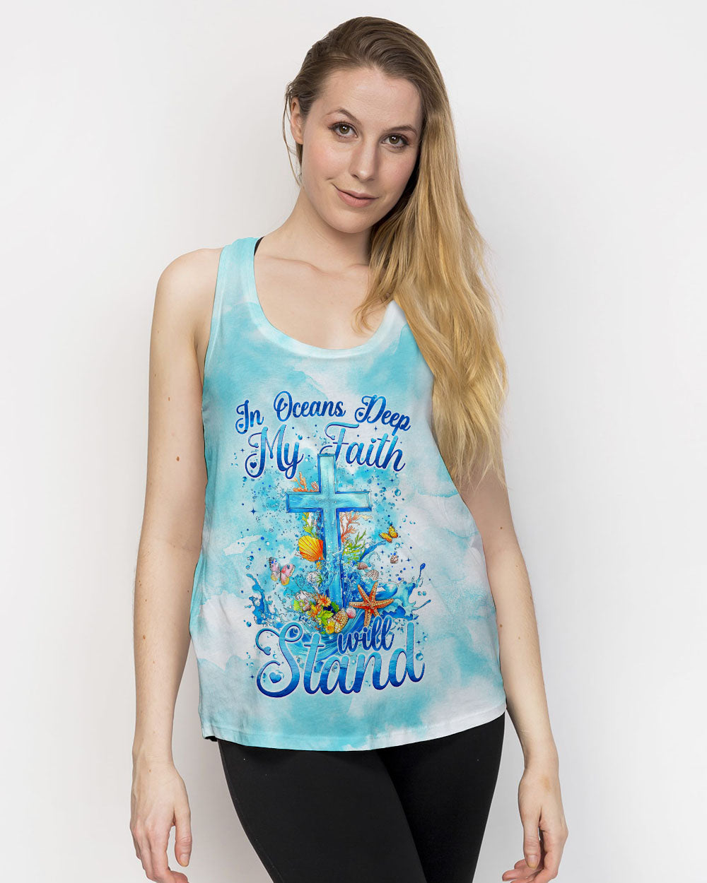 In Oceans Deep My Faith Will Stand Women's All Over Print Shirt - Tytm13082242
