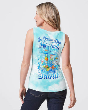 In Oceans Deep My Faith Will Stand Women's All Over Print Shirt - Tytm13082242
