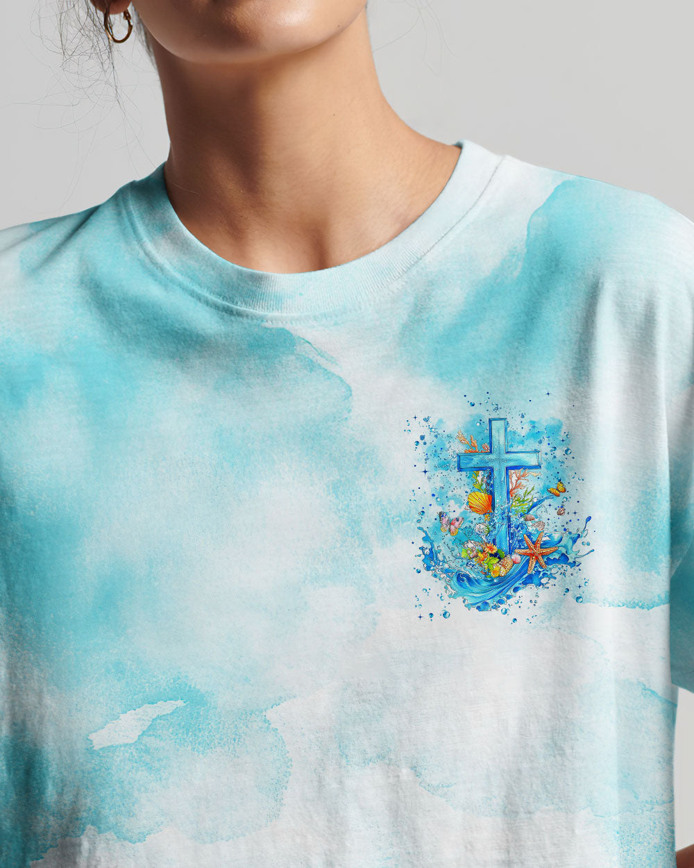 In Oceans Deep My Faith Will Stand Women's All Over Print Shirt - Tytm13082242
