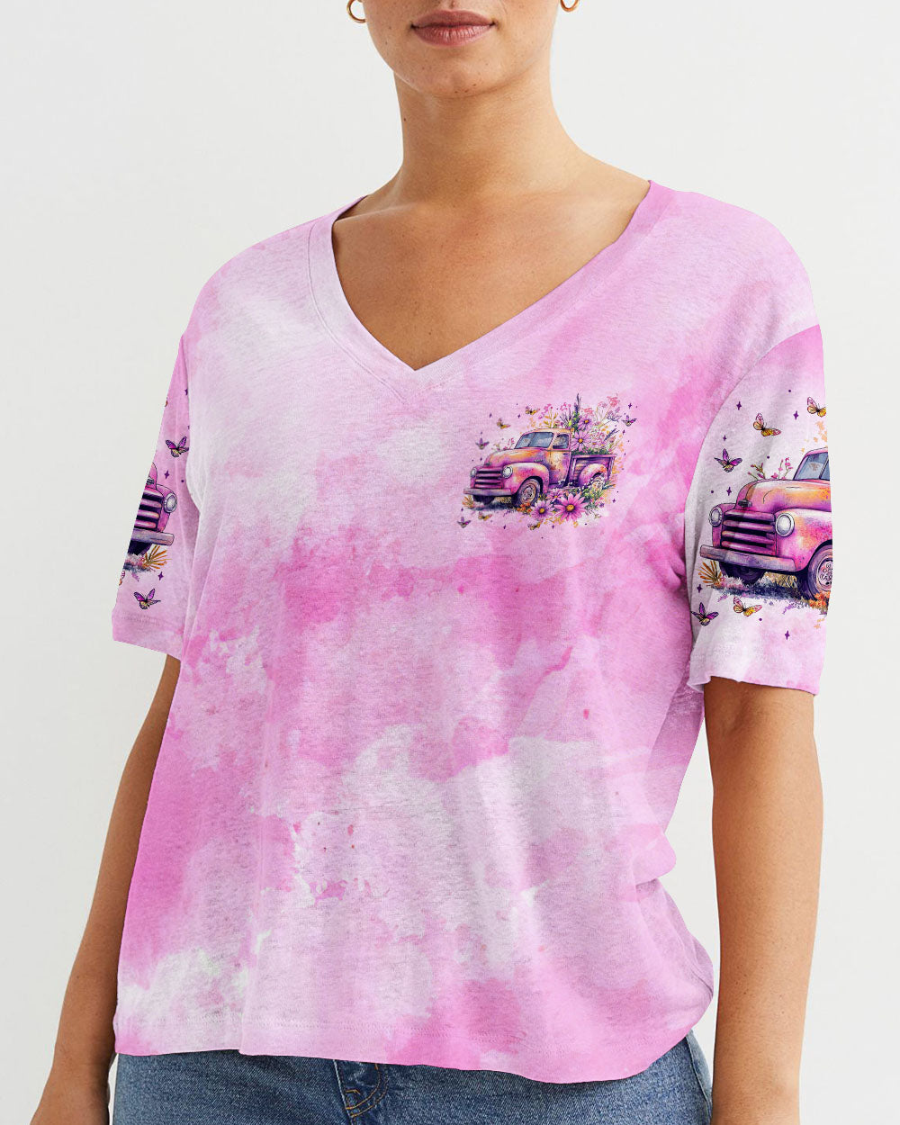 Jesus Take The Wheel Women's All Over Print Shirt - Tytm1403252