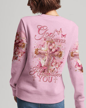 God Will Never Abandon You Women's All Over Print Shirt - Tytm1504242