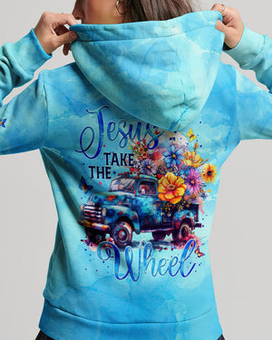Jesus Take The Wheel Women's All Over Print Shirt - Tytm1707244