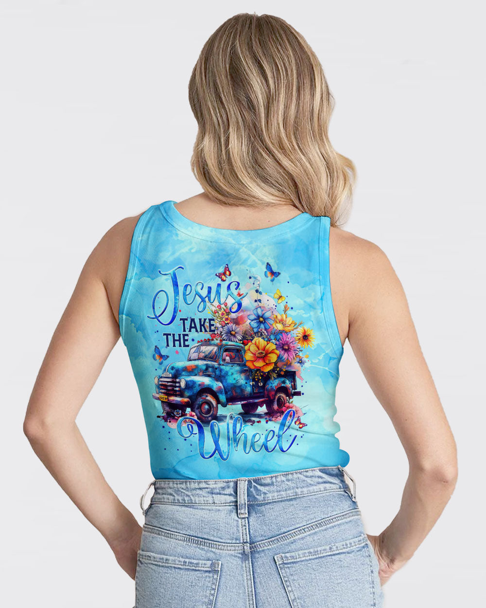 Jesus Take The Wheel Women's All Over Print Shirt - Tytm1707244
