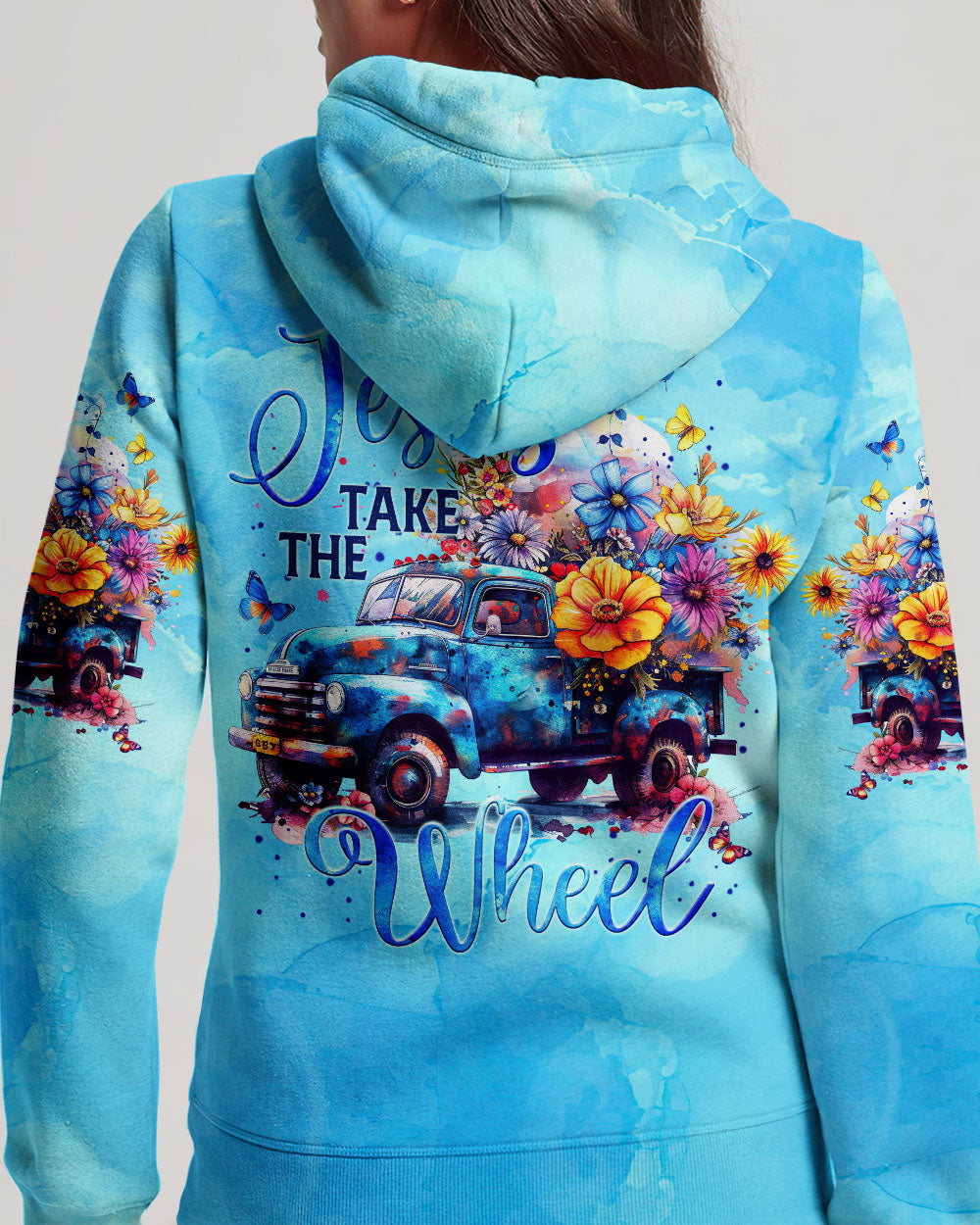 Jesus Take The Wheel Women's All Over Print Shirt - Tytm1707244