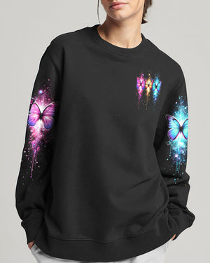 Faith Hope Love Butterflies Women's All Over Print Shirt - Tytm1802252