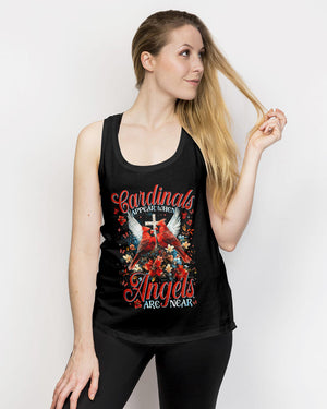 When Cardinals Appear Angels Are Near Women's All Over Print Shirt - Tytm1812241