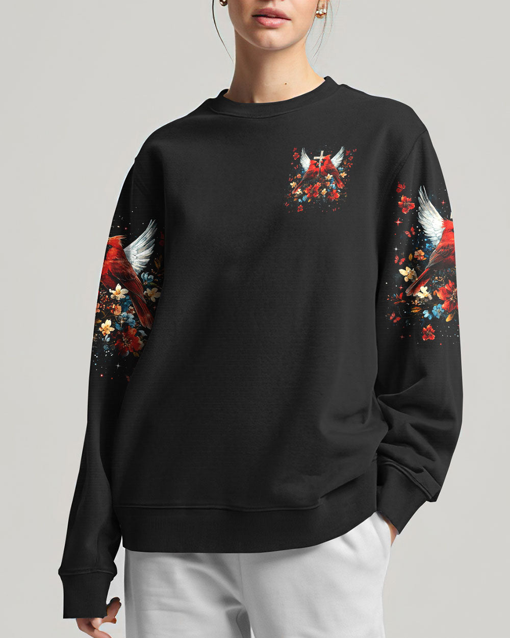 When Cardinals Appear Angels Are Near Women's All Over Print Shirt - Tytm1812241