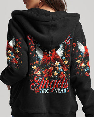 When Cardinals Appear Angels Are Near Women's All Over Print Shirt - Tytm1812241