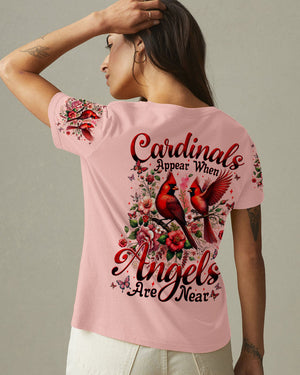 When Cardinals Appear Angels Are Near Women's All Over Print Shirt - Tytm1902251