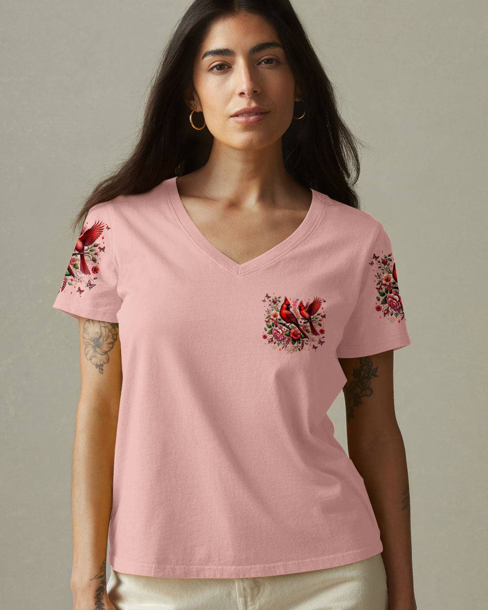 When Cardinals Appear Angels Are Near Women's All Over Print Shirt - Tytm1902251