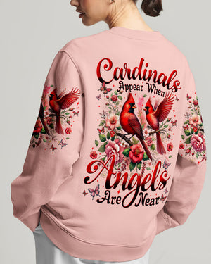 When Cardinals Appear Angels Are Near Women's All Over Print Shirt - Tytm1902251