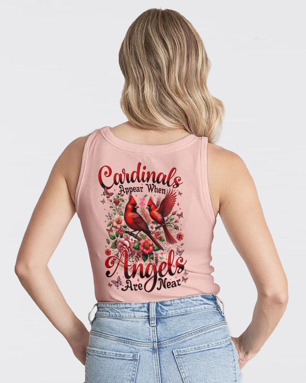 When Cardinals Appear Angels Are Near Women's All Over Print Shirt - Tytm1902251
