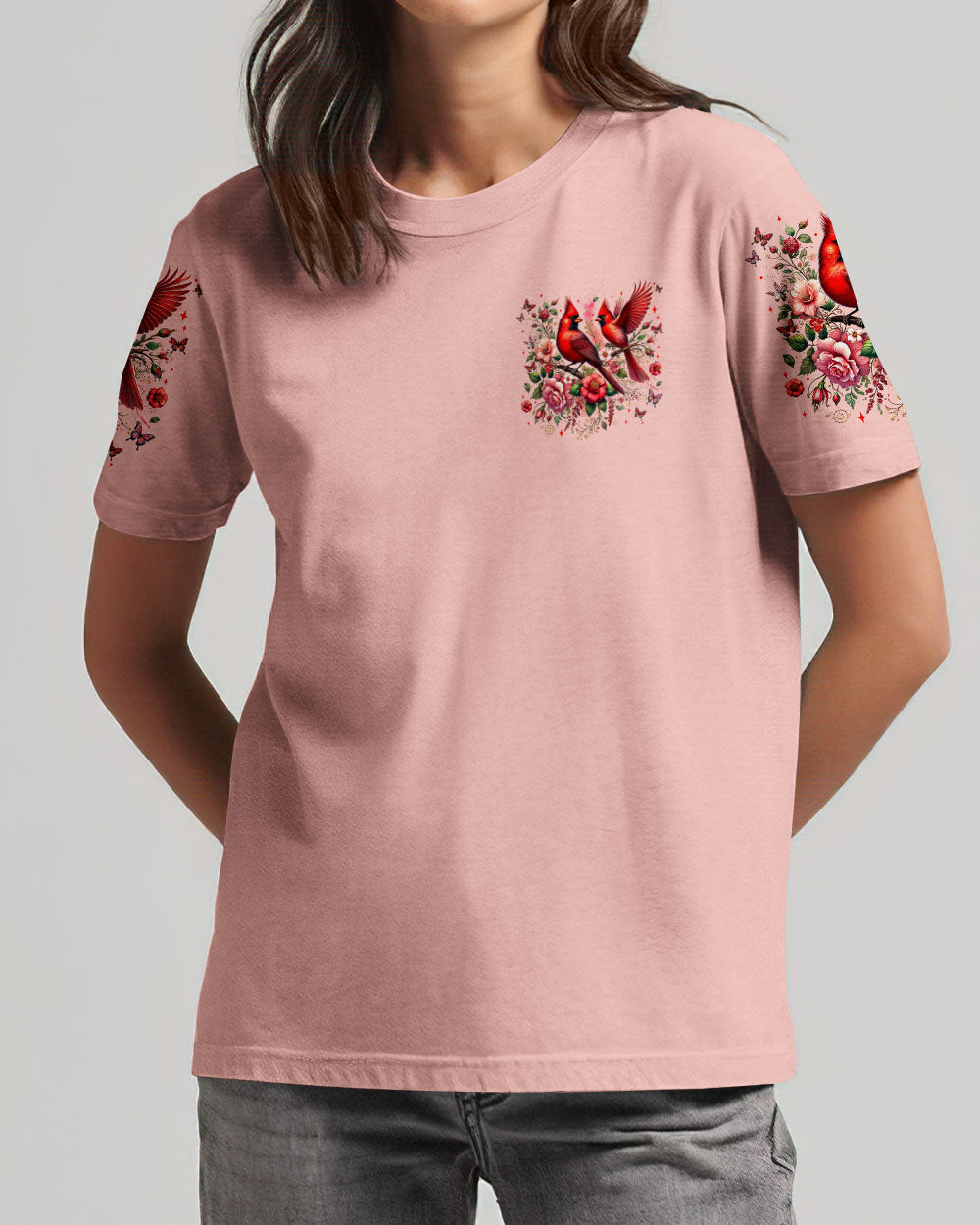 When Cardinals Appear Angels Are Near Women's All Over Print Shirt - Tytm1902251