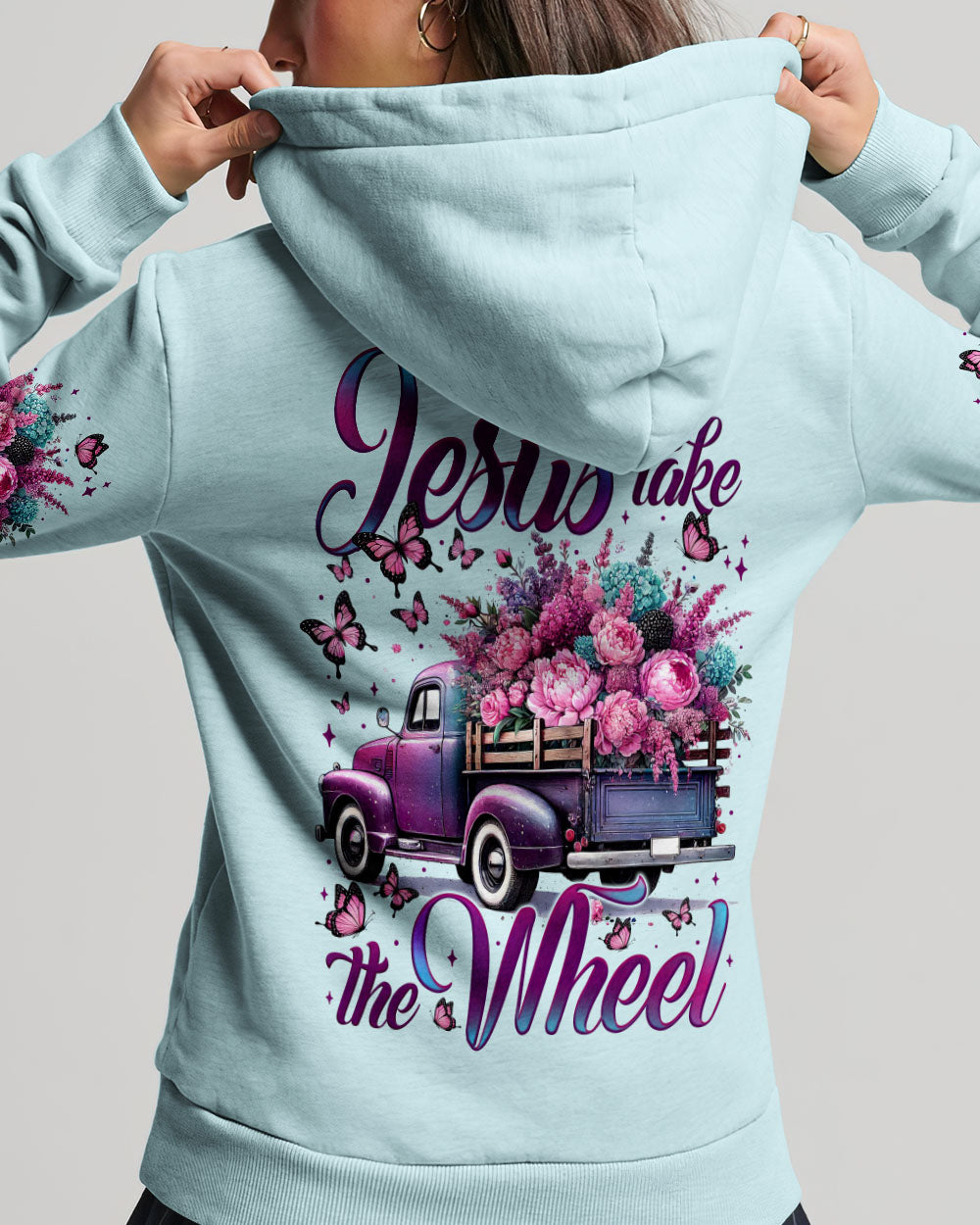 Jesus Take The Wheel Women's All Over Print Shirt - Tytm1902253
