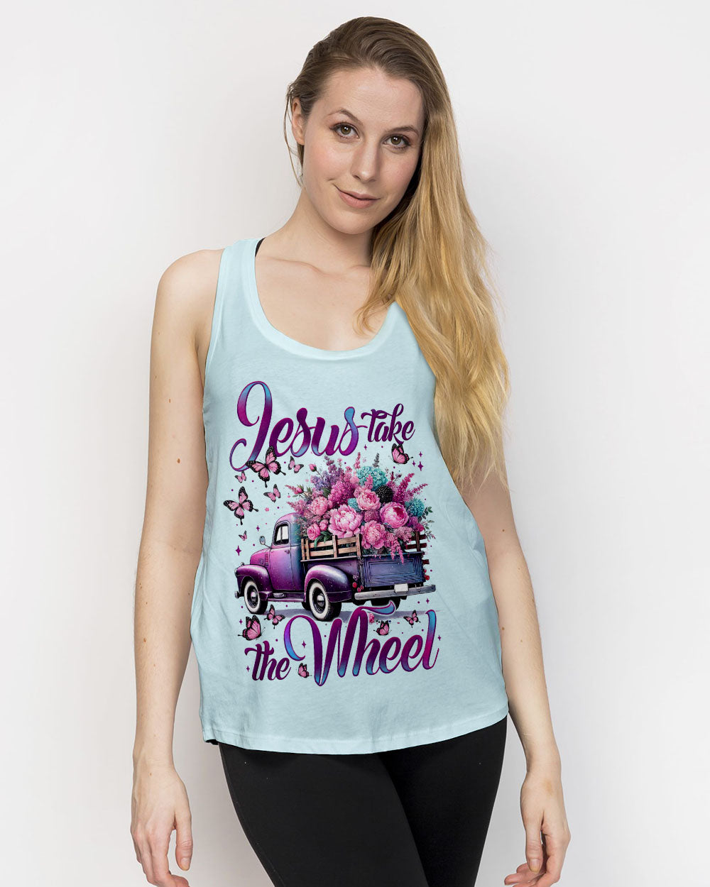Jesus Take The Wheel Women's All Over Print Shirt - Tytm1902253