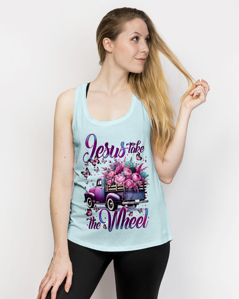 Jesus Take The Wheel Women's All Over Print Shirt - Tytm1902253
