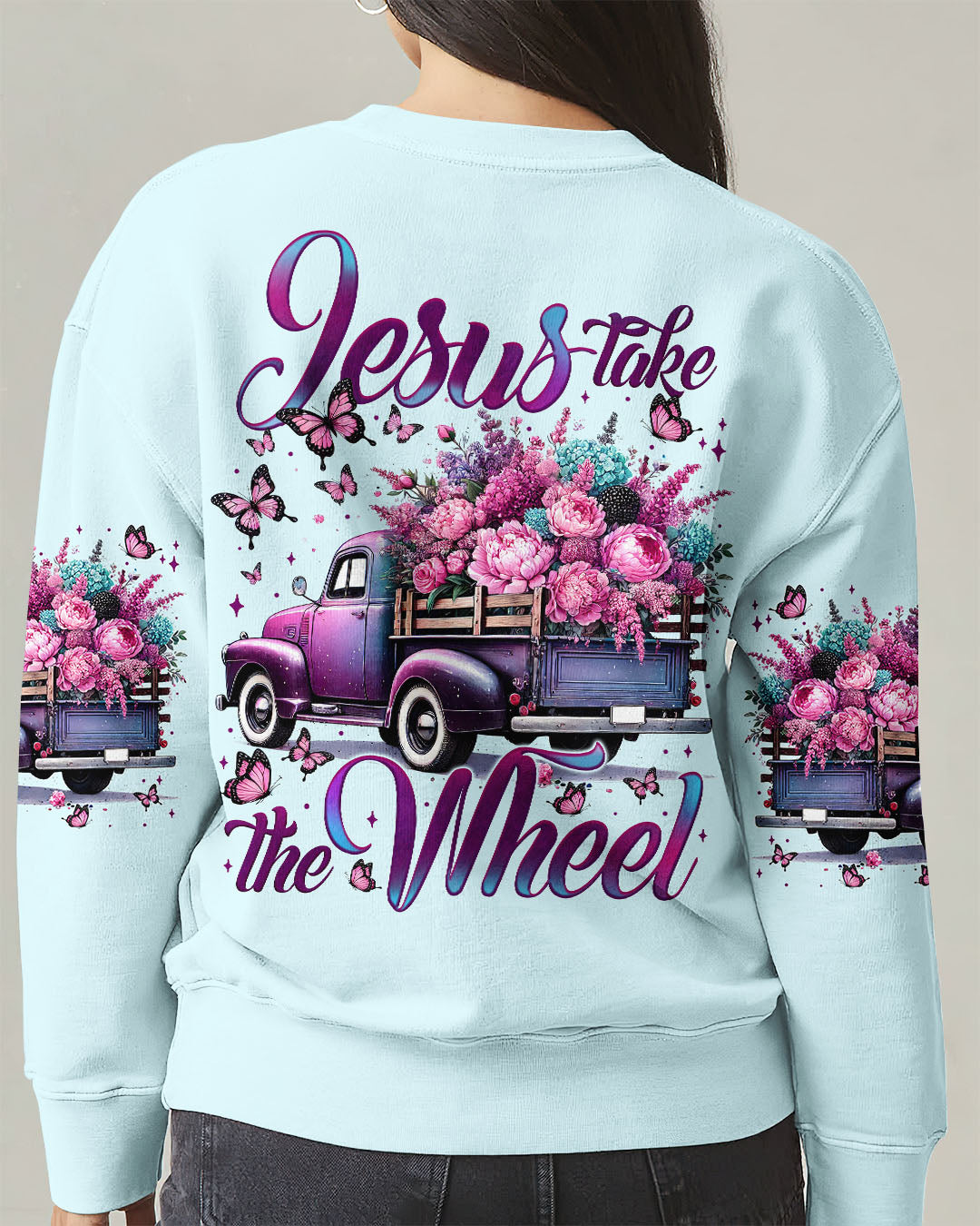 Jesus Take The Wheel Women's All Over Print Shirt - Tytm1902253