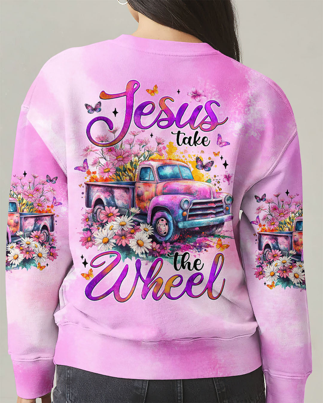 Jesus Take The Wheel Women's All Over Print Shirt - Tytm1904251