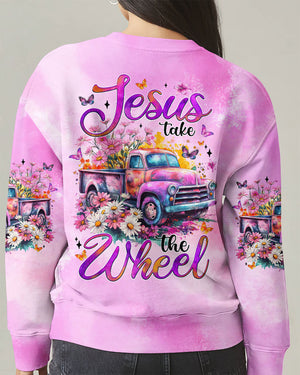 Jesus Take The Wheel Women's All Over Print Shirt - Tytm1904251