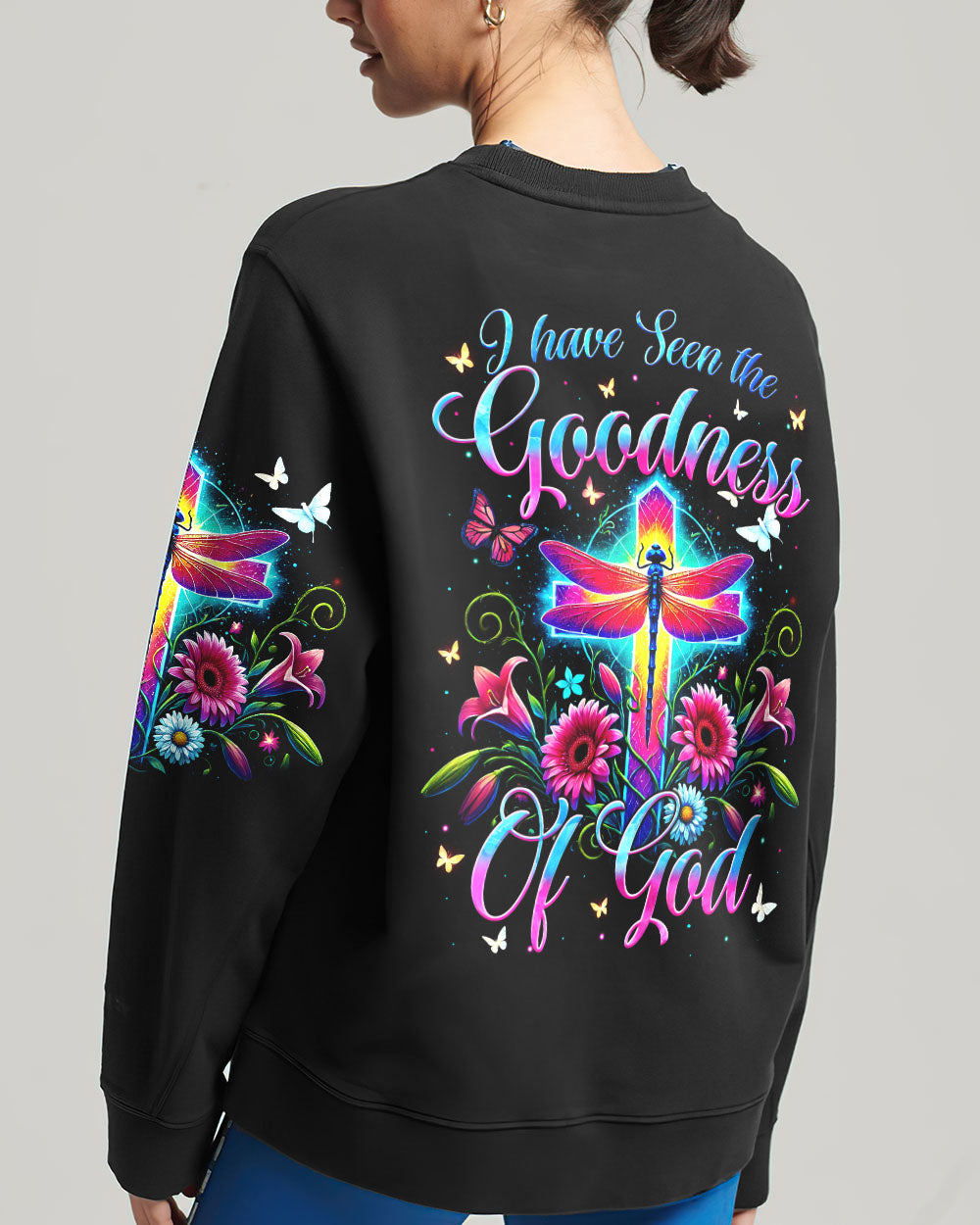 I Have Seen The Goodness Of God Dragonfly Women's All Over Print Shirt - Tytm1907241