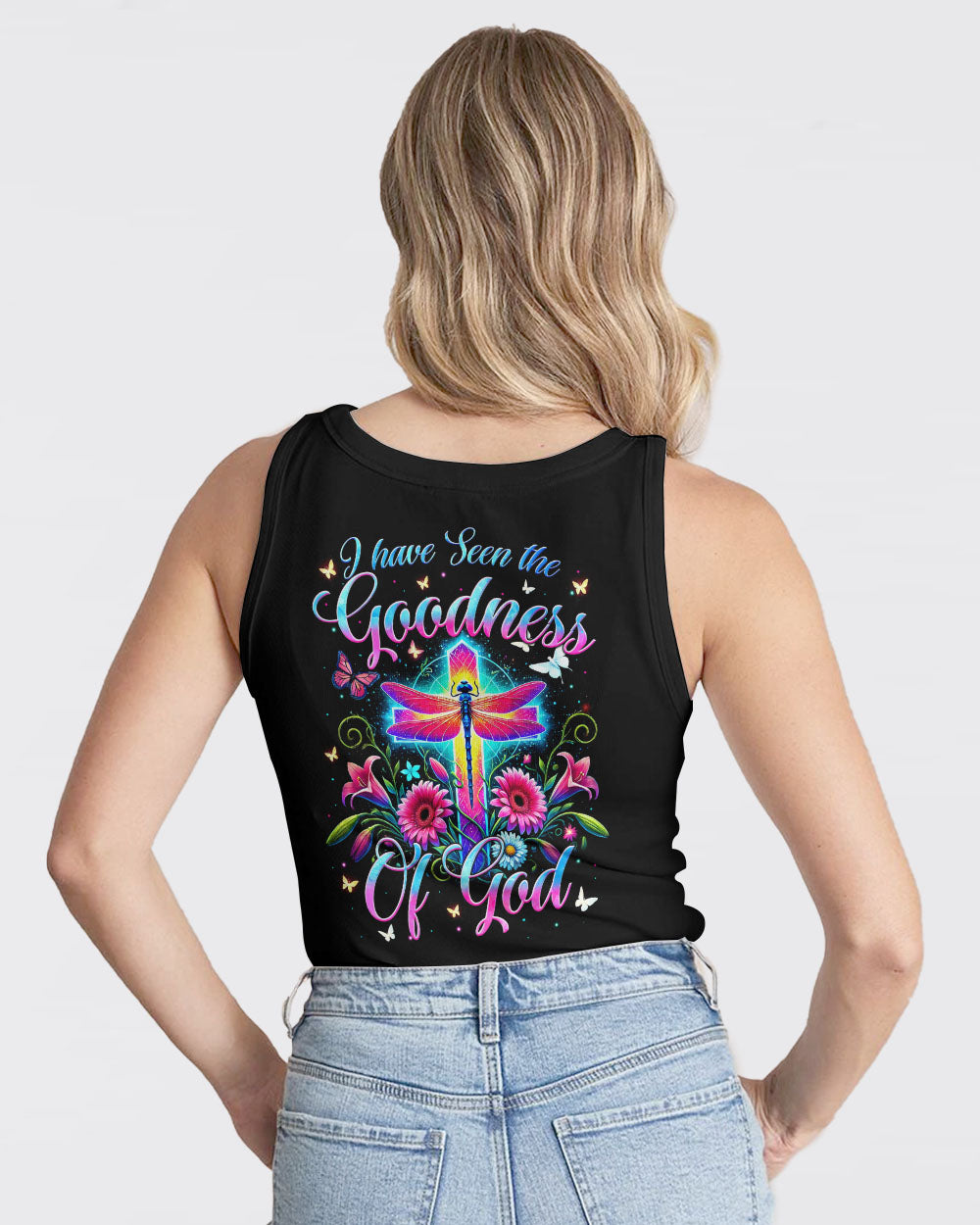 I Have Seen The Goodness Of God Dragonfly Women's All Over Print Shirt - Tytm1907241